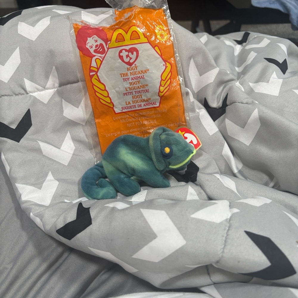 Ty Multicolor Iguana Plush